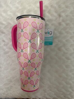 Swig Life 40oz Insulated Stainless Steel Mega Mug - “Love All” 🎾